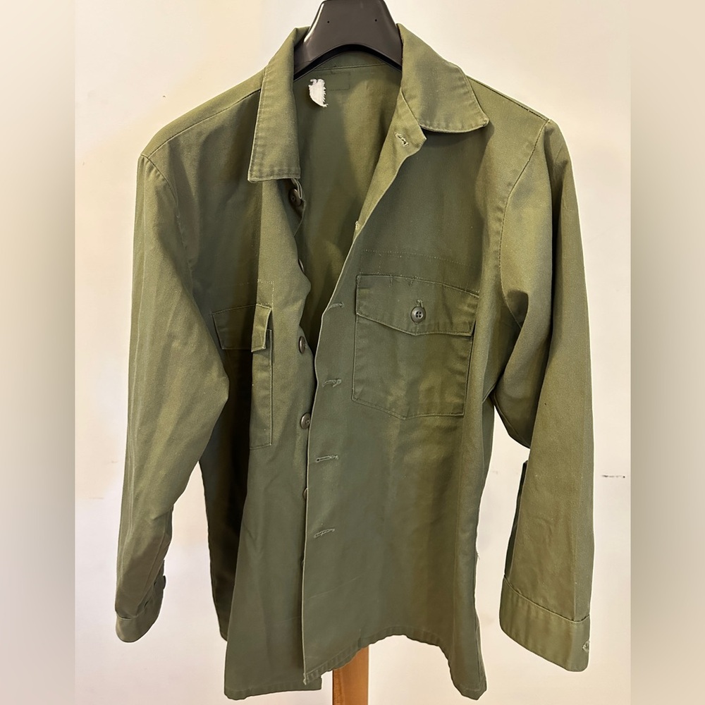 Military Green Shirt Jacket
